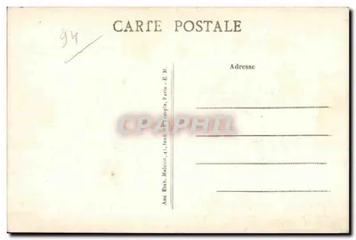 Vincennes — O Forte — Rue de Paris — E.M. — n°1190 — Verso