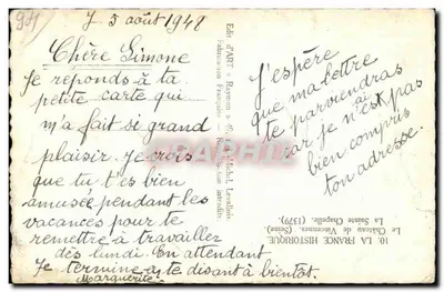 Portale gotico — editore Raymon — n° 941 — Verso