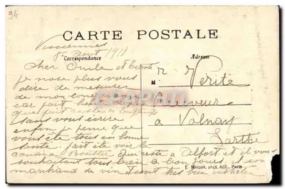 Vincennes — De kapitellen en gargoïlen van de kapel van het kasteel — E.M. — Achterkant