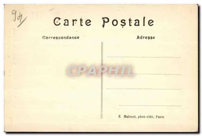 Vincennes — Wnętrze Fortu, Grobowiec księcia Enghiena — E. M. — Rewers