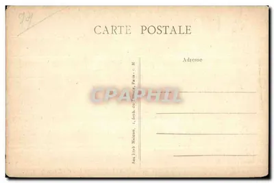 Bois de VINCENNES - O Lago dos Mínimos — E.M. n°1017 — Verso