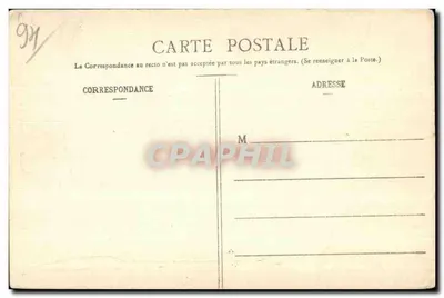 Vincennes — Entrada da Caserna dos Caçadores — G. I. — Verso