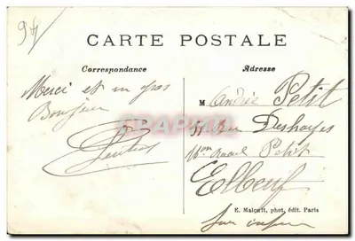 Vincennes — Vista general del Bosque y de los Lagos tal como existían bajo Luis XIV — E. M. Depositado — Reverso