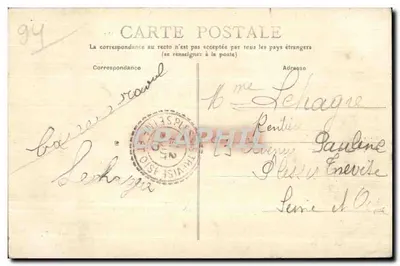La Varenne-Chennevières — Les Coteaux, widok z wyspy Pisse-Vinaigre — Paryż — Rewers
