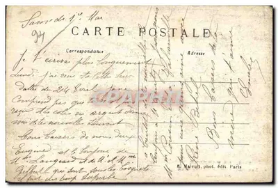 Kraje Marne w pobliżu Bonneuil — E. Maleult, n°1414 — Rewers