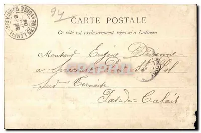 Brévannes — Kasteel van La Grange — uitgever niet geïdentificeerd — Achterkant