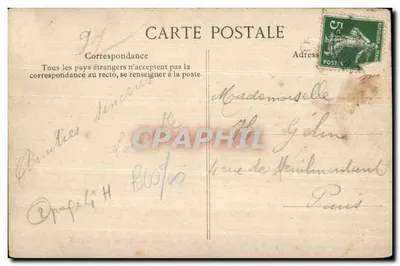 Limeil-Brévannes — Grande Avenue del castillo de Brévannes — Editor FLD, n° 17 — Reverso