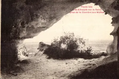Haute-Isle — Uma vista sobre a Sena tirada da Câmara das Niche — Breguer Frères, Paris