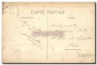 Enghien-les-Bains — Passeio de Vela — P. Mimeour — Verso