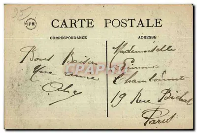 Enghien-les-Bains — Lago del Nord — N° 24, editore IPM — Verso