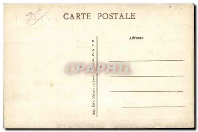 Enghien-les-Bains — Widok na część jeziora — E. M. n°759 — Rewers