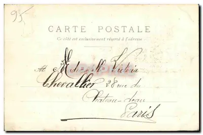 Enghien-les-Bains — Hotel de Ville — editor anônimo, n° 154 — Verso