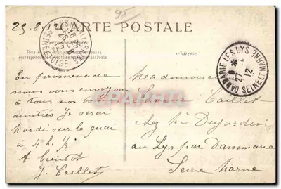 Enghien-les-Bains — Muelle del Casino —n°38 — Reverso