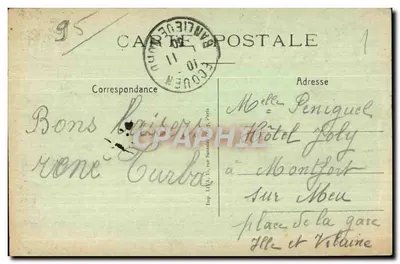 ÉCOUEN — Castelo da Legião de Honra — Avenida da Princesa — Coleção Duvillard — Verso