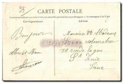 Clichy-sous-Bois — Le Miracle de Notre-Dame-des-Anges — Phototypie P. Avrice, Le Raincy — Rewers