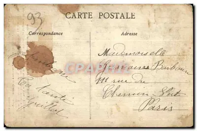 O Milagre de Nossa Senhora dos Anjos em Clichy-sous-Bois — A capela e as cruzes — Fototipia P. Avice — Verso