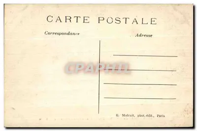 Bois de CHAVILLE — O Lago da Ursine — E.M. n°1750 — Verso