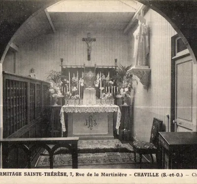 Ermitagem de Santa Térèsa — Chaville (S.-et-O.) — Fototipia A. Benoit, rua de Chartres