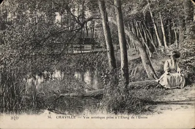 Chaville — Vista artística tirada no Lago da Ursine — ELD n°36