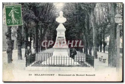 Billancourt — Monumento a Marcel Renault — n° 50