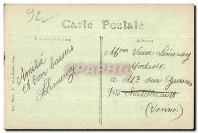 Boulogne — Rada Miasta — M. C. F. L. Paryż-Meudon — Rewers