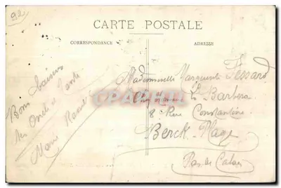 Boulogne-sur-Seine — Jardim das Serres da Cidade de Paris — editor desconhecido, n° 78 — Verso