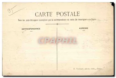 Environ de l'Isle-Adam — Vue Générale de CHAMPAGNE — E.M. n°5217 — Verso