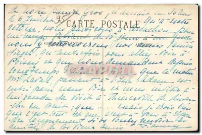 Most w Parmaim — zniszczony przez francuski Genie w sierpniu 1914 — L'Abeille, Asnières — Rewers