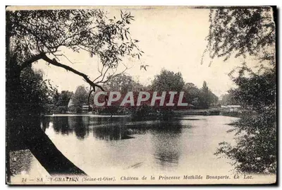Saint-Gratien (Seine-et-Oise) — Castelo da Princesa Mathilde Bonaparte. O Lago.