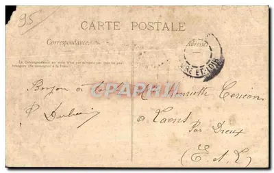 Saint-Leu-Taverny — Monumento do Príncipe de Condé — F. Lemire, editor em Saint-Leu-Taverny — Verso
