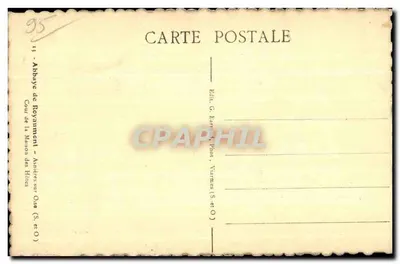 Cour de l'Abbaye de Répyament — Abbaye de Répyament — Édit. G. Farnet, Phot. Viarres (S. et O.) — Verso