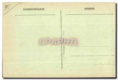 Pontoise — Quai du Pothuis — widok mostu i domów nad Seiną — Phototypie Béhaille, Paryż — Rewers