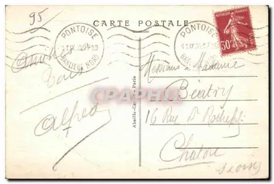 Cure de Pontoise — Scena kazania — A.C.F. 1 — Rewers