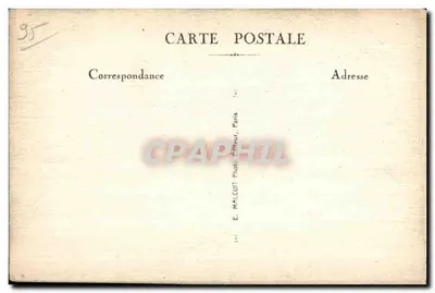 Montmorency — Um canto do parque do Hotel de Cidade — E. M. — Verso