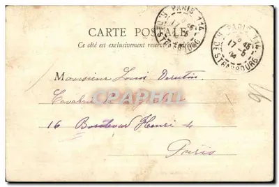Floresta de Montmorency — O Castelo da Caça — editor não visível — Verso