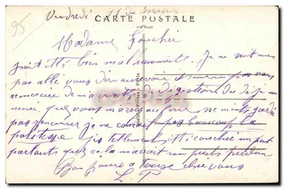 Montmorency — Plaza del Ayuntamiento — El Cedro del Líbano — Reverso