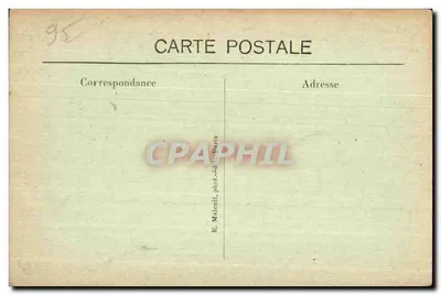 L'Isle-Adam (S.-et-O.) — Il Castello di Cassan visto dalla piazza dell'Acqua — E. M. — Verso