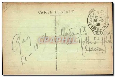 Isle-Adam - La Plage - Le Grand Bain — Edición G. Olivier, n°91 — Reverso