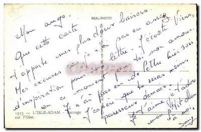 ल आइल एडम — ओइस पर बैराज — एडिटर कैप — पीछे