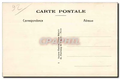 Clamart — O Parque — E.M. n°3705 — Verso