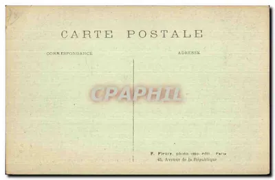 Marnes-la-Coquette (S.-et-O.) — O Parque de St-Cloud — A Patte d’Oie — F. Fleury, Paris — Verso