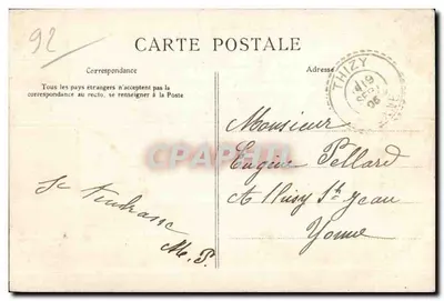 Médan — Villa de Émile Zola — C. L. C. — Verso