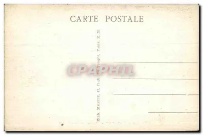 Bois de CLAMART - Avenue de Serval - Editor E.M. n°3756 — Verso