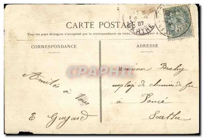 La Garenne — Avenue de Lutèce — H. D. 14 — Reverso