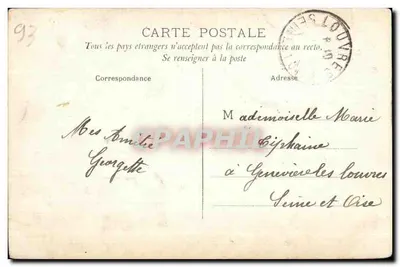 Notre-Dame-des-Anges - Le Tre Croci della Fonte Miracolosa — Gandry, edit. Parigi, n°10 — Verso