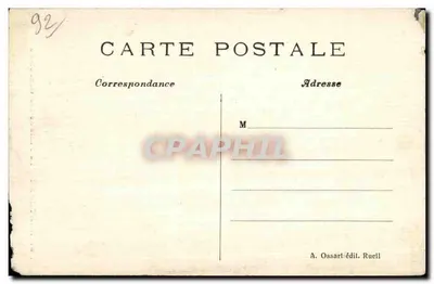 Nanterre — O Poço de Santa Geneviève — A. Ossart editor, Rueil — Verso