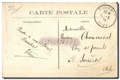 Nanterre — O Poço de Santa Geneviève — Abeille & Amaières — Verso