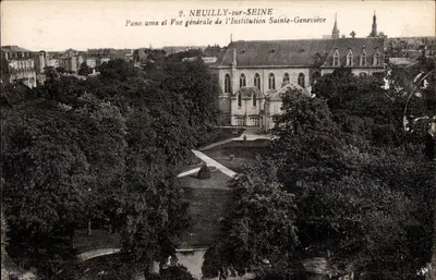 Neuilly-sur-Seine — Vista geral da Instituição Sainte-Geneviève — editor anônimo, n° 2