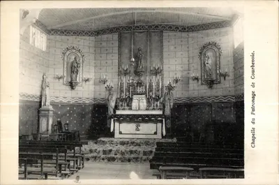 Capela do Patronato de Courbevoie — interior — INSE. PHOT. NEURDIN ET CIE.