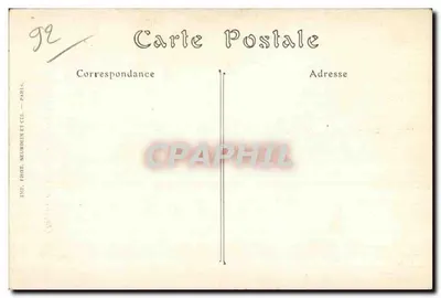 Capela do Patronato de Courbevoie — interior — INSE. PHOT. NEURDIN ET CIE. — Verso